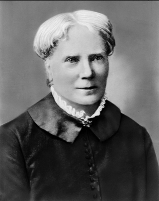 Black and white historical photo of Dr. Elizabeth Blackwell