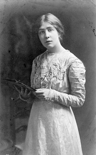 black and white historical photo of Estelle Sylvia Pankhurst